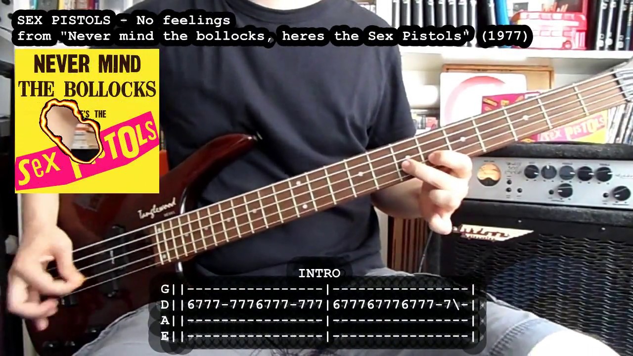 SEX PISTOLS - God save the queen (BASS cover w/ Tabs)