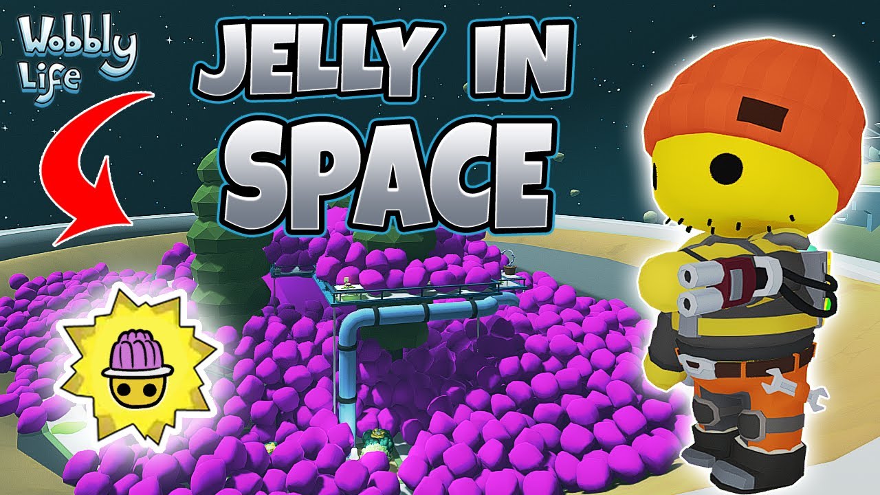 Jelly im All?! 🌌 Wir retten die Space Station! | Wobbly Life Story