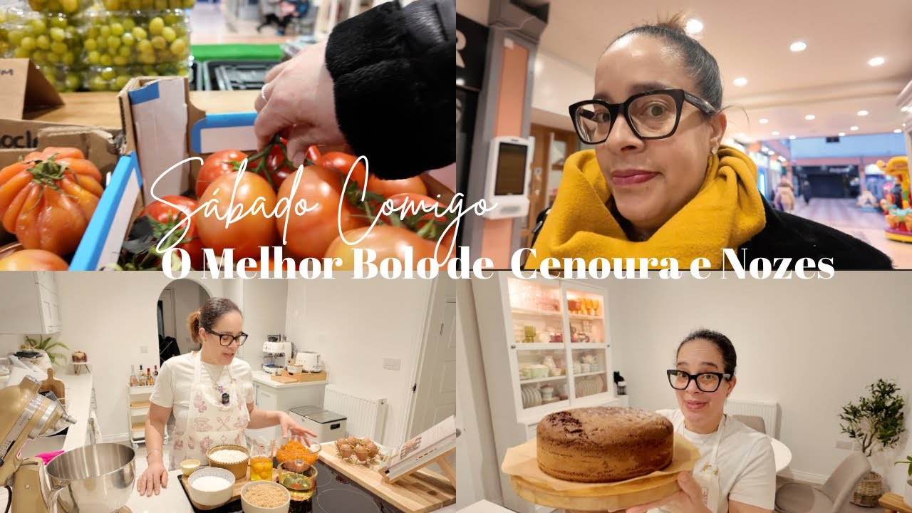 O Melhor Bolo de Cenoura e Nozes | Vlog do Meu Sábado | Óculos 🤓 Novos 