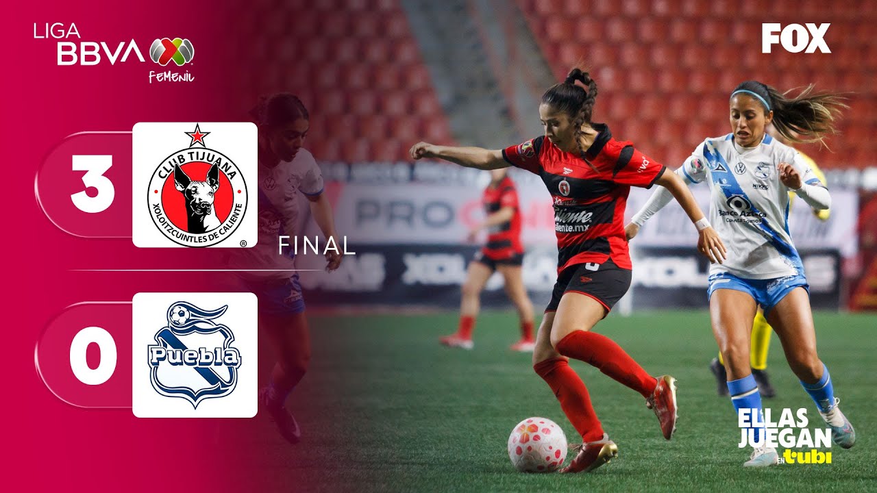 XOLOS 3-0 PUEBLA | RESUMEN | LIGA MX FEMENIL | CLAUSURA 2026 | JORNADA 6