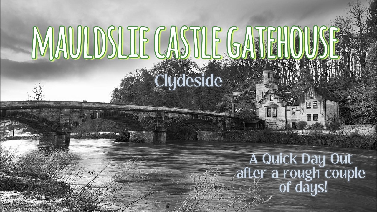 Capturing Mauldslie Castle Gate House and Bridge that sits on the banks of the river Clyde .