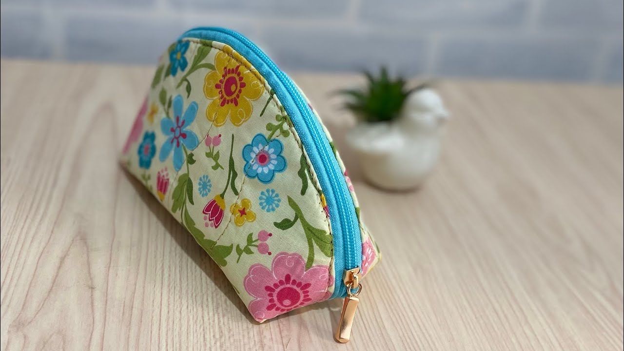 Use um prato para fazer Necessaire ou bolsinha Maravilinda