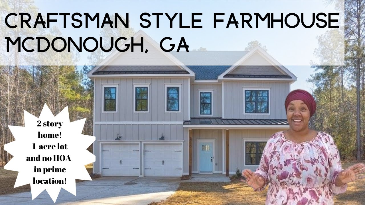 New Homes in McDonough, GA | 1 Acre Lot | No HOA | Price Reduced | New Homes Around Atlanta, GA