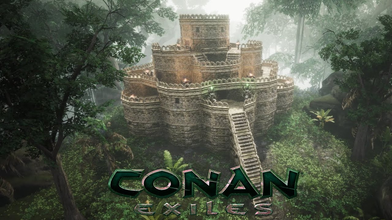 Conan Exiles - The Jungle Fortress (Speed Build)