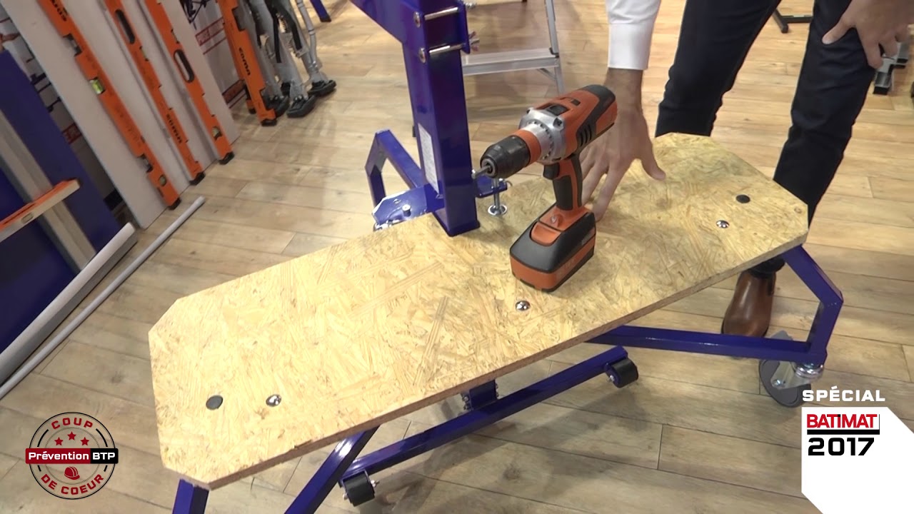 Le lève plaque Edmaplac 450 - Coup de coeur BATIMAT 2017 | Solution Chantier