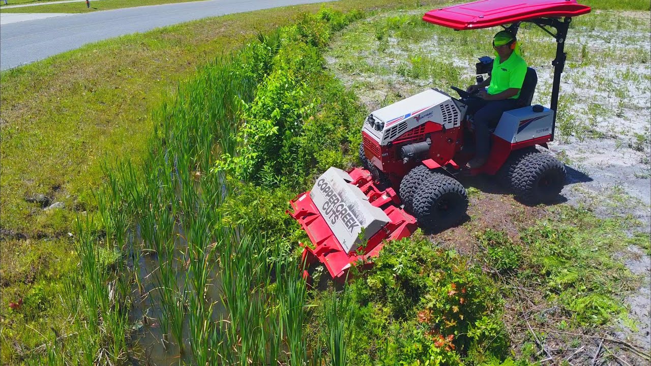 Mowing The Longest, Deepest Ditch On YouTube (Real Time, Raw Audio)