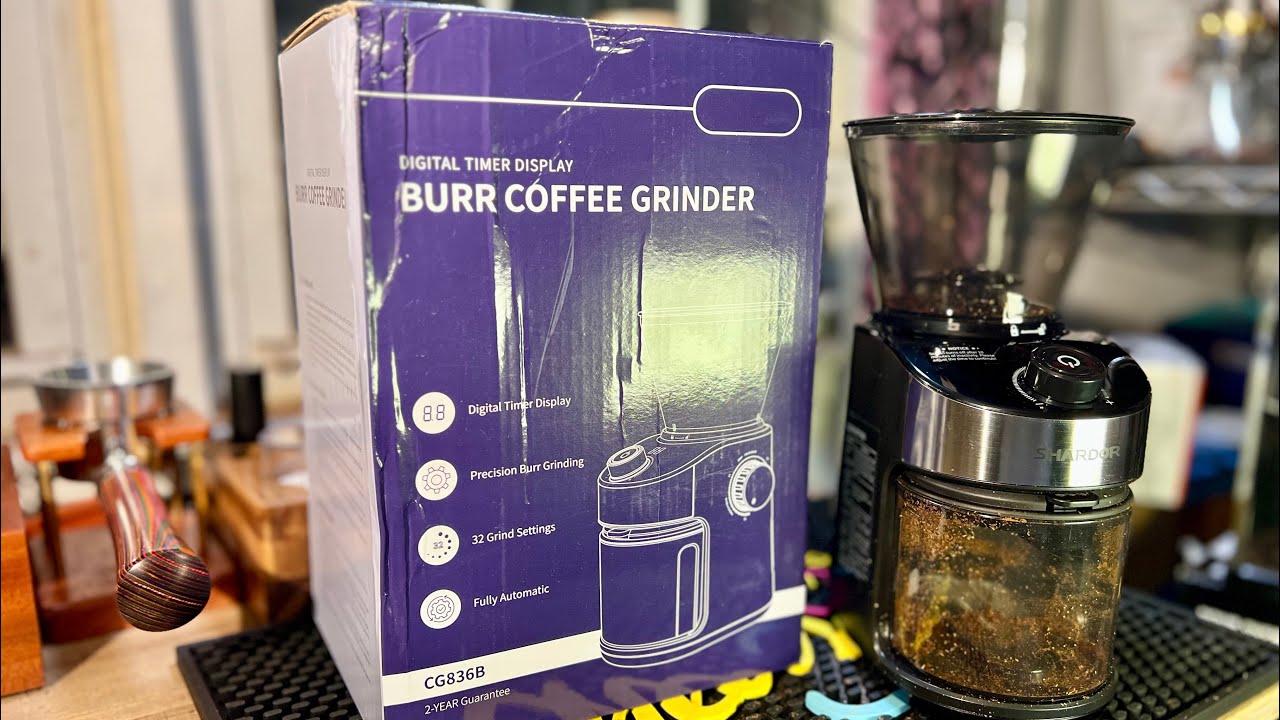 Making Espresso & Filter Coffee with Shardor Grinder GC836B #espresso #coffeebrewing  #shardor