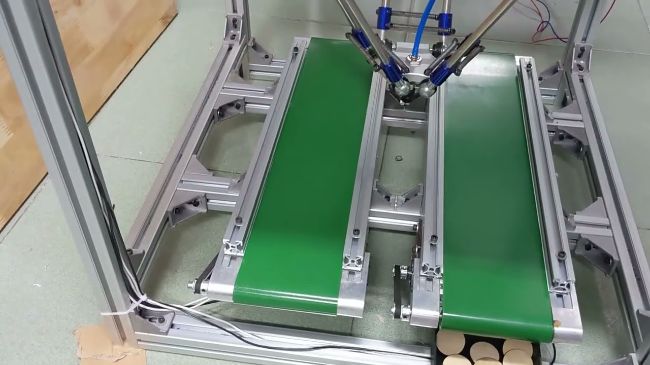MÔ HÌNH : MÔ HÌNH ROBOT DELTA SERVO + PLC SIEMENS  #factoryautomation #robotics