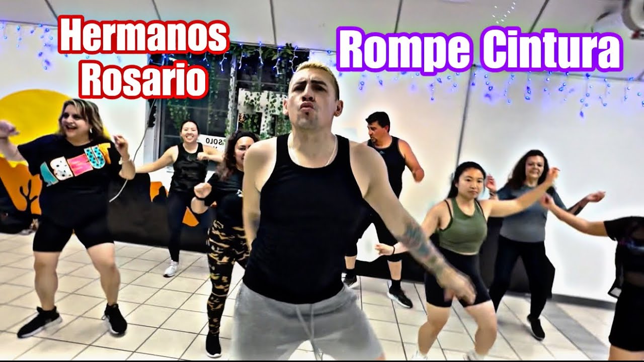Rompe Cintura - Los Hermanos Rosario ✨ merengue zumba fitness 