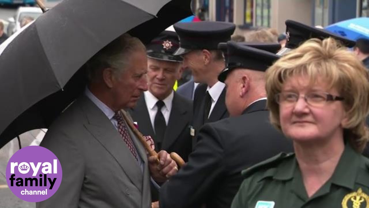Charles and Camilla meet locals in Omagh, Northern Ireland