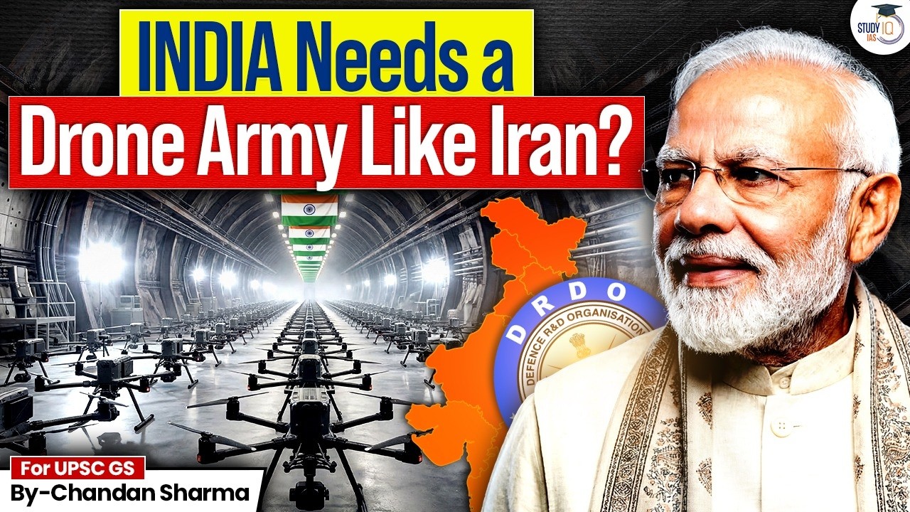 How Powerful Is India’s Drone Army Today? | Does India Need an Iran-Style Drone Strategy? | StudyIQ