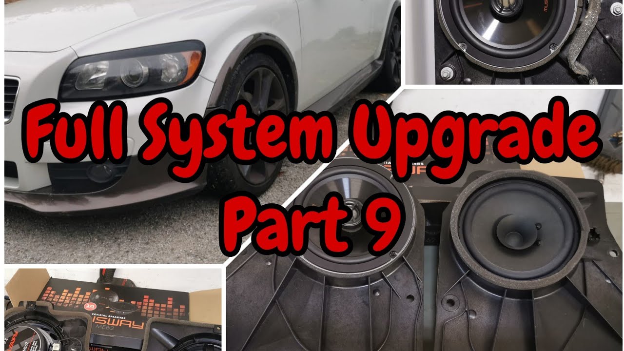 Volvo C30 2007 Full Custom Sound System Upgrade. Rear Speaker Upgrade. Part 9.