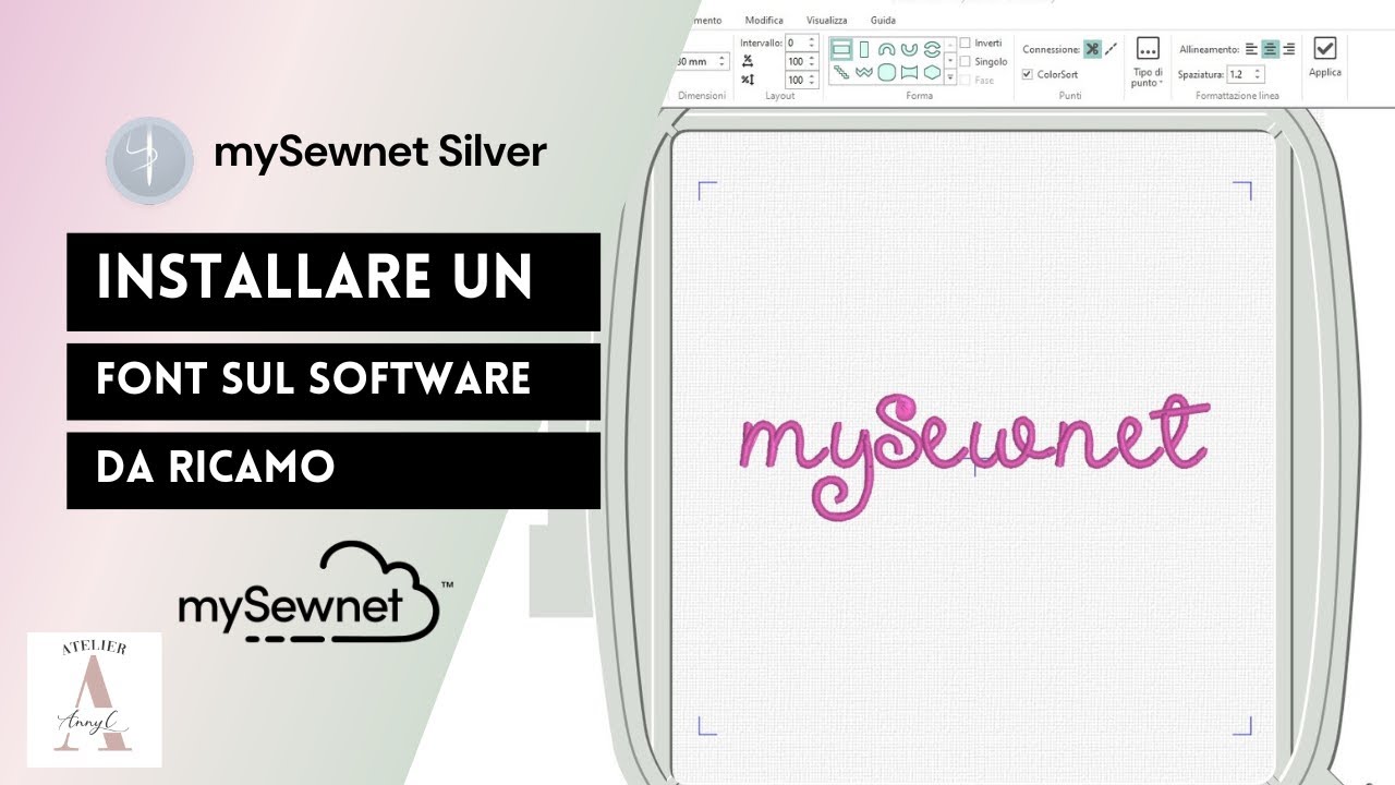 Come creare un nuovo font da ricamare a macchina. Segui il video e ti spiego come fare!