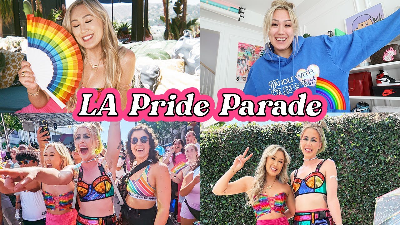 going to my first pride parade + new decor haul!