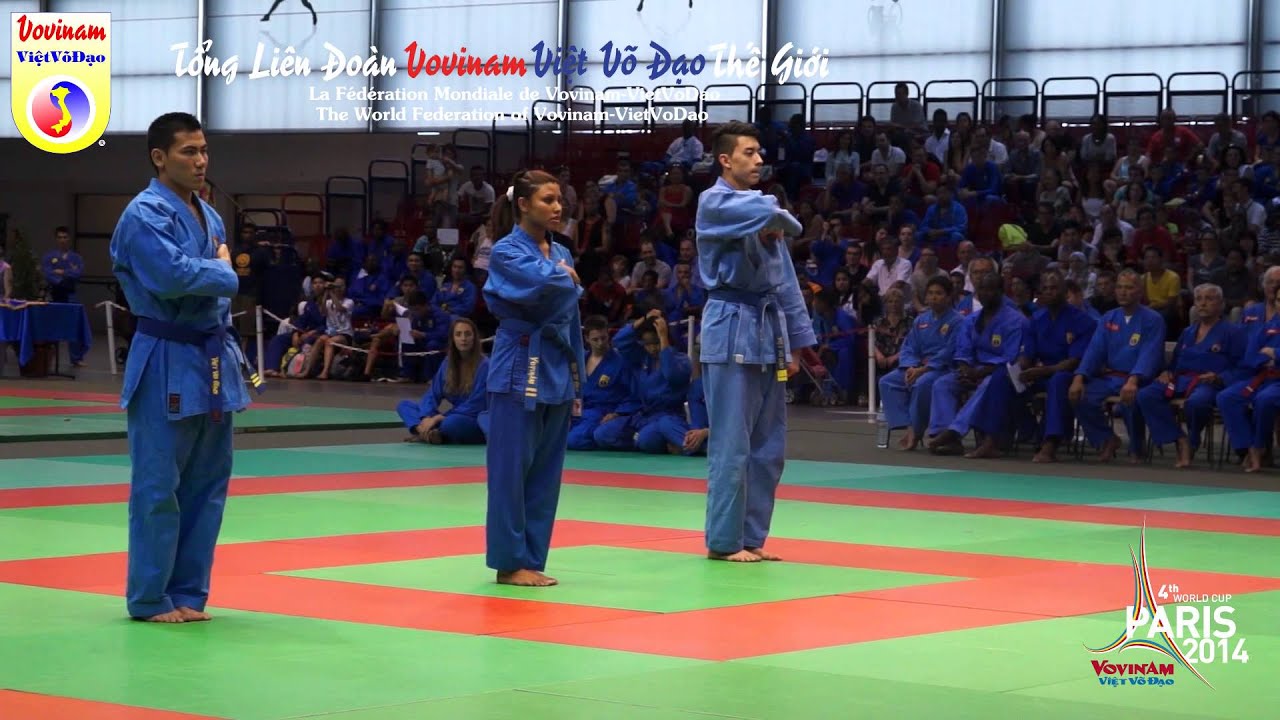 Final Self-Defense Feminin - World Cup Vovinam Viet Vo Dao Paris 2014
