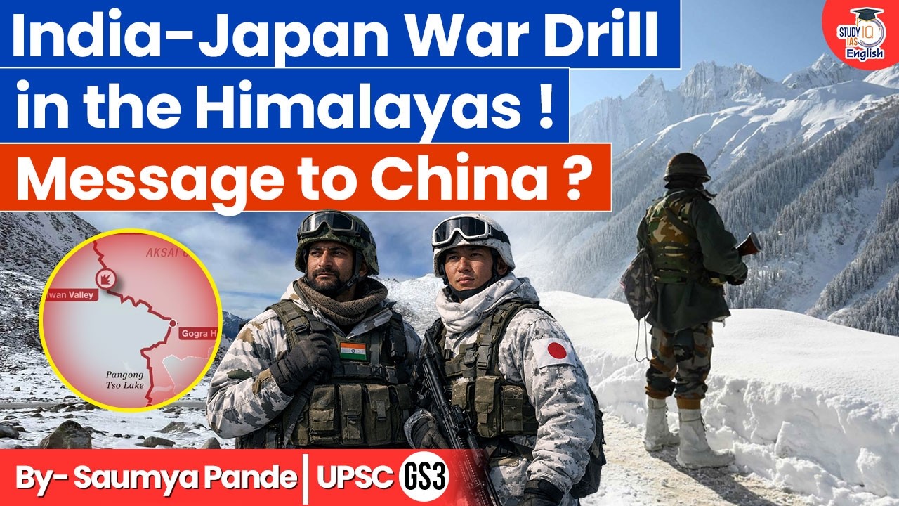 India & Japan Begin High-Intensity War Drills | A Big Signal to China? | By Saumya Pande
