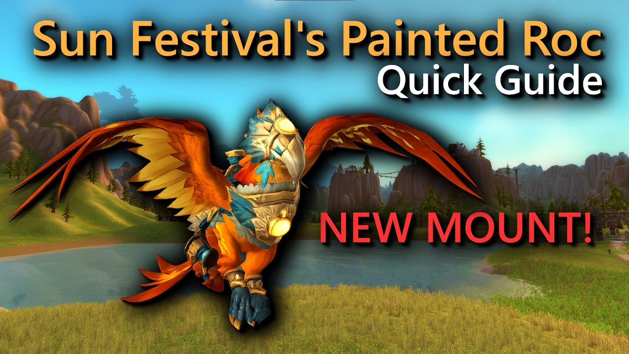 How To Get The New Midsummer Fire Festival Mount Quick Guide (Sun Festival's Painted Roc)
