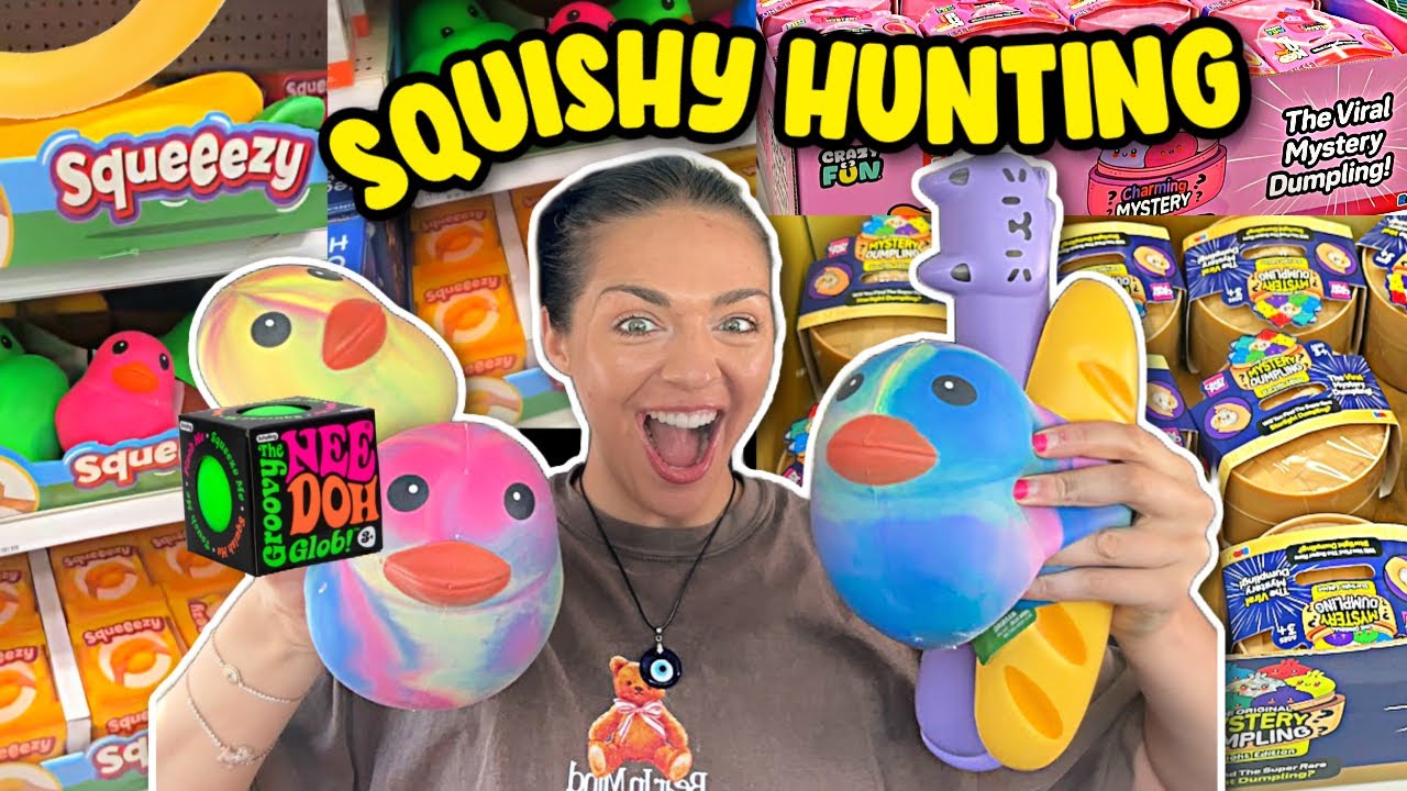 I went ULTRA SQUISHY HUNTING! Dumplings, Needoh, Squeezy!😱