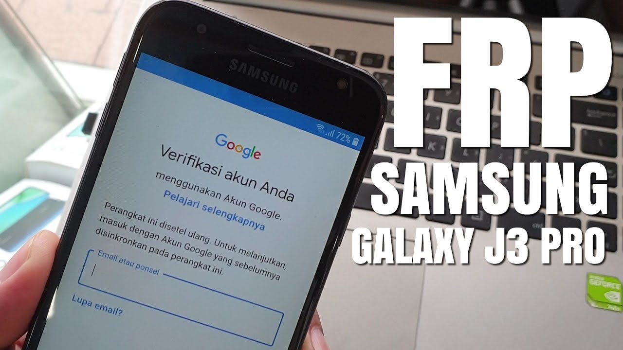 Frp Galaxy J3 Pro Lupa Akun Google Bypass Verifikasi Akun Anda via Talk Back