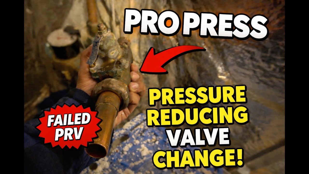 How to Replace a Water Pressure Regulator PRV Using ProPress | Step by Step