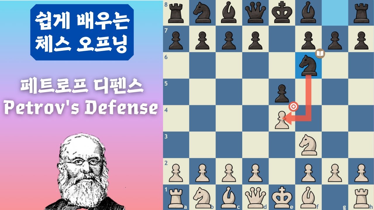 [체스 오프닝 강의] 페트로프 디펜스 (Petrov's Defense)