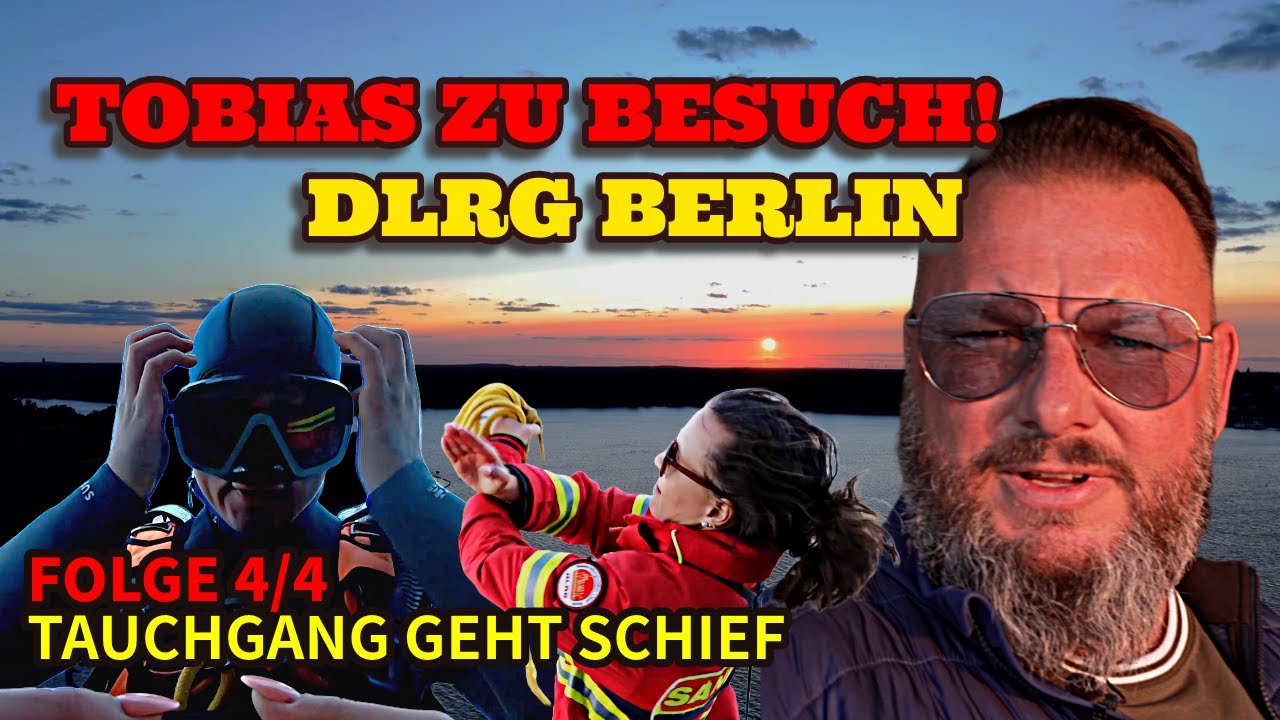 Tobias ist baff! - Wie sieht ein Taucheinsatz der DLRG aus? | Tobias Zimmermann x DLRG Berlin