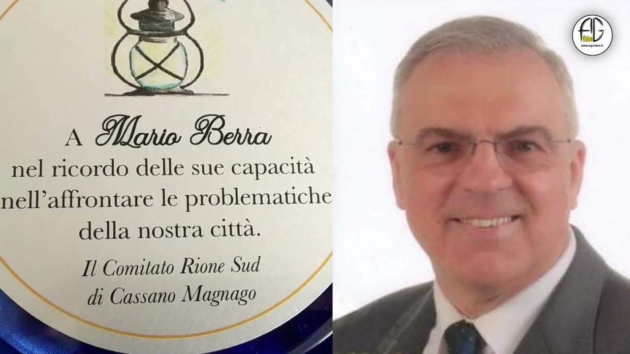 Ingegner Mario Berra consegna Lanterna d'Oro - 8 febbraio 2026