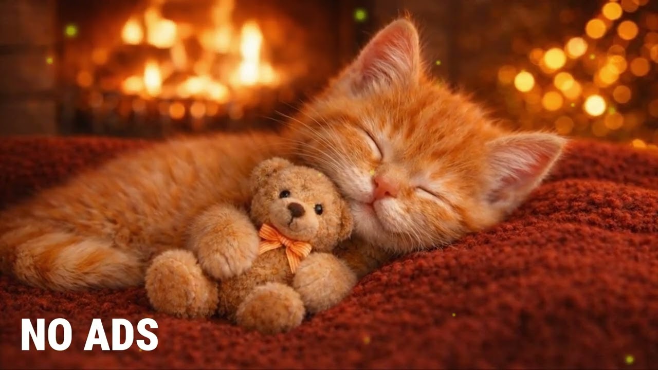 Relaxing Music for Cats 🐱 Deep Sleep & Anxiety Relief (NO ADS)