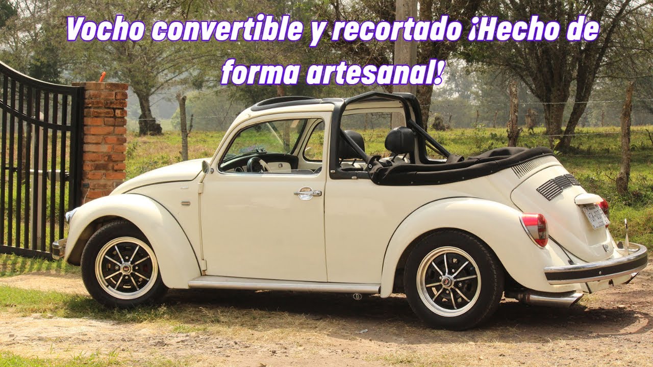 Vocho recortado y convertible ¡Hecho de forma artesanal!