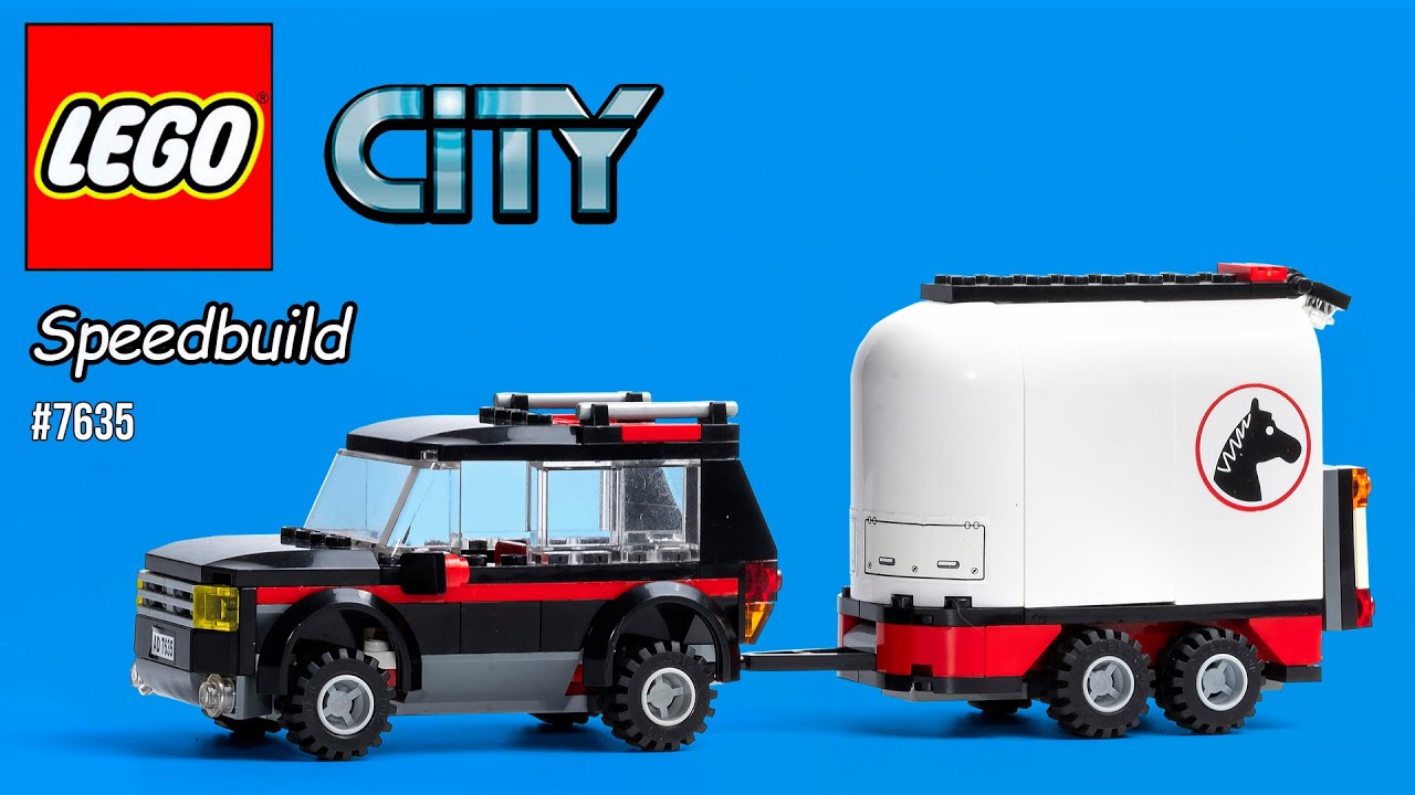 🐴 [LEGO CITY] Transporte de Caballos equino ecuestre ◾ SPEEDBUILD  7635