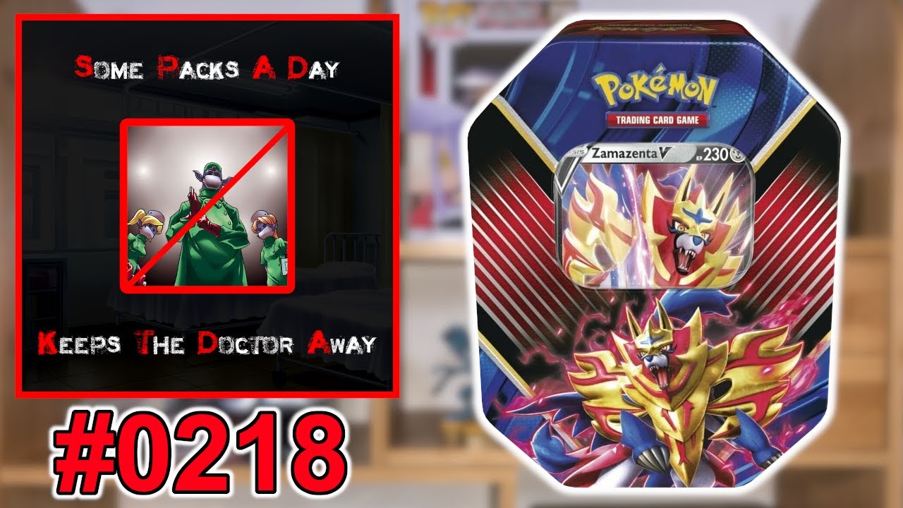 SPADKTDA #0218 - Pok&eacute;mon Legends of Galar Tin Opening - Zamazenta V!