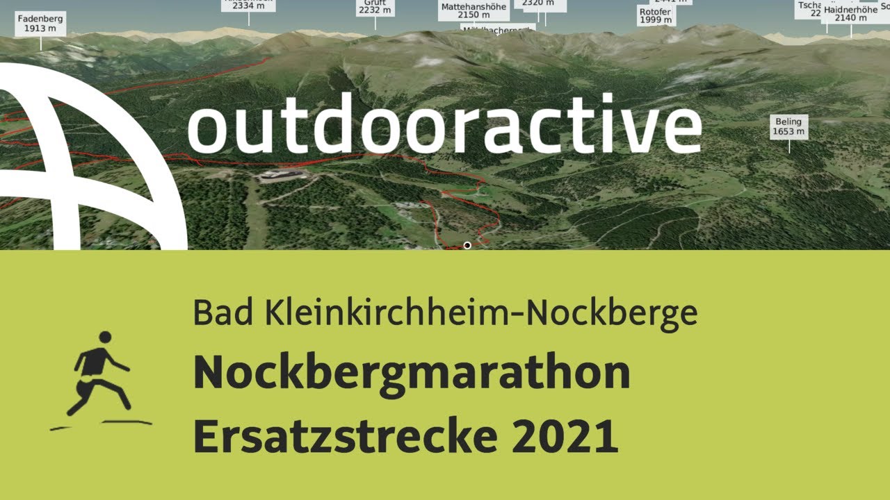 Trailrunning-Strecke in Bad Kleinkirchheim: Nockbergmarathon Strecke 2021