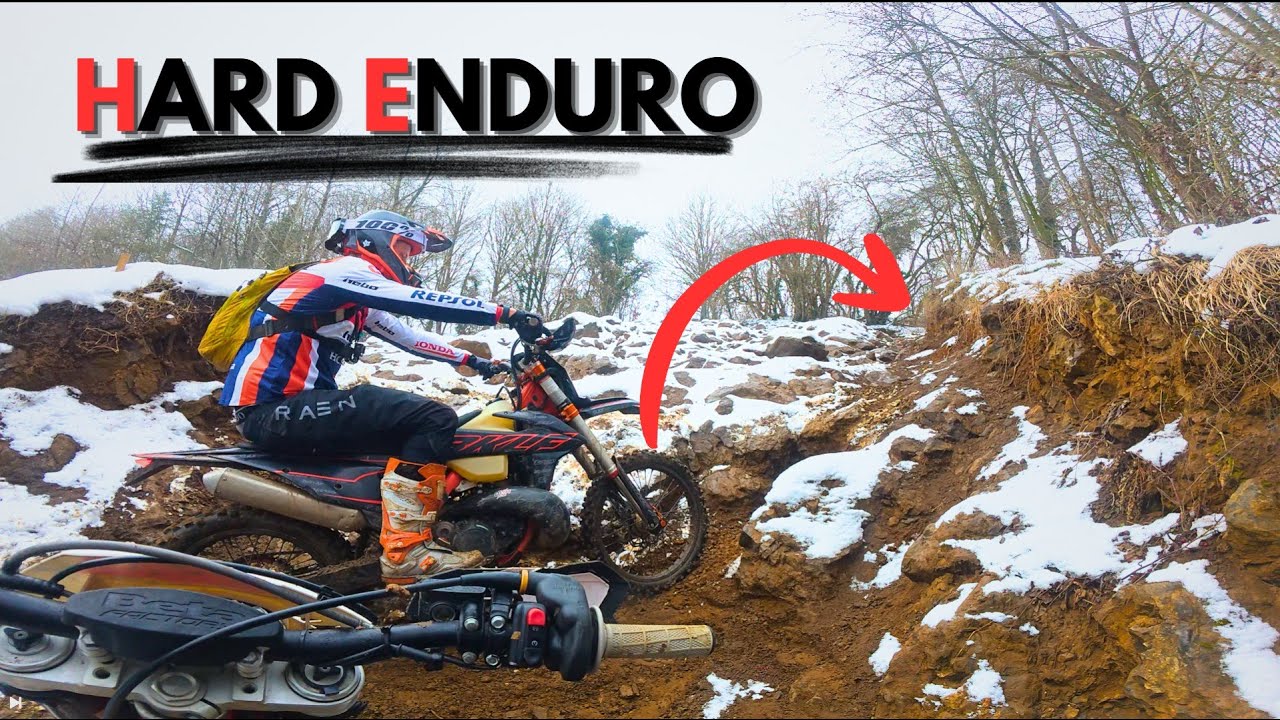 2 Tage HARD ENDURO im Schnee  (Komplett am Limit)