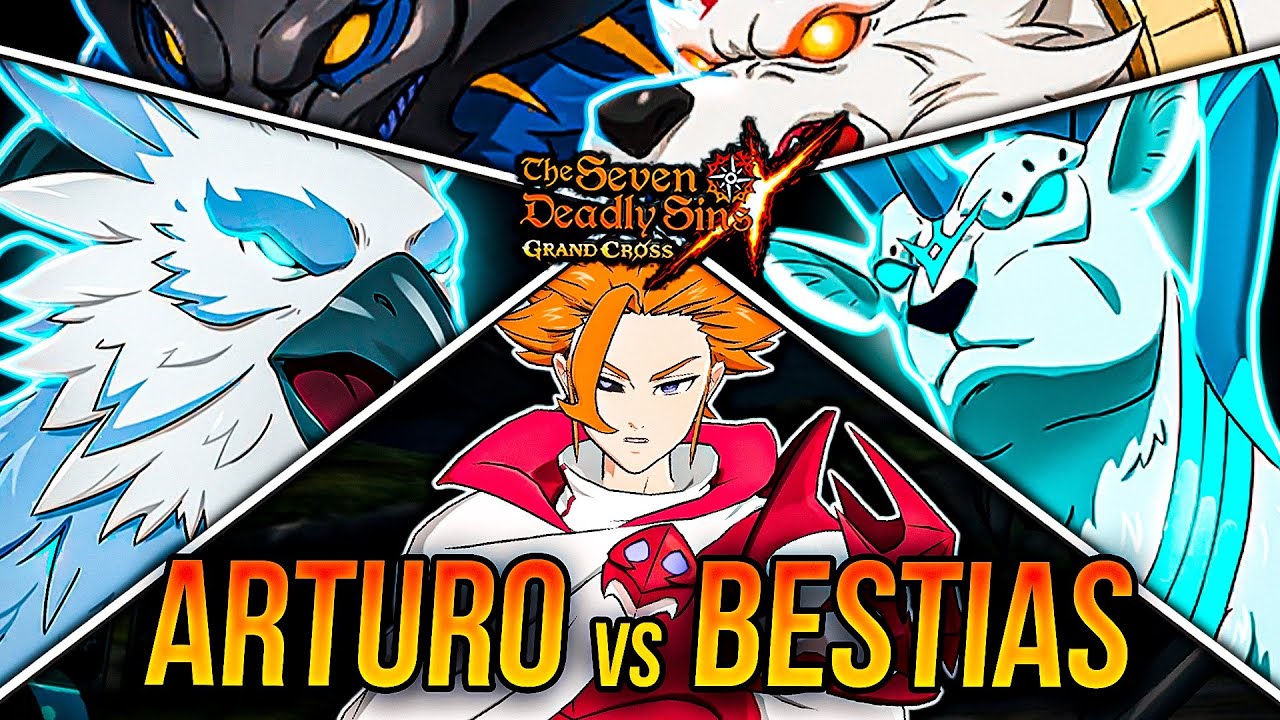 ARTURO CAOS ROTÍSIMO VS BESTIAS DEMONIACAS!! PÁJARO CIERVO LOBOS! 🙂 | Seven Deadly Sins: Grand Cross