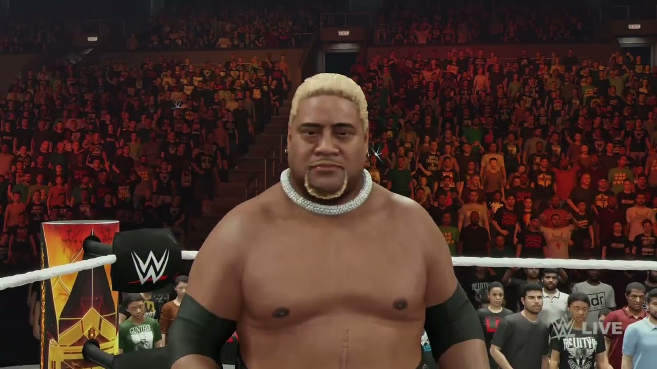 Wwe rikishi vs Jimmy uso (father and son match )