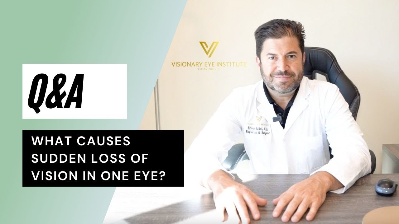 WHAT CAUSES SUDDEN LOSS OF VISION IN ONE EYE?