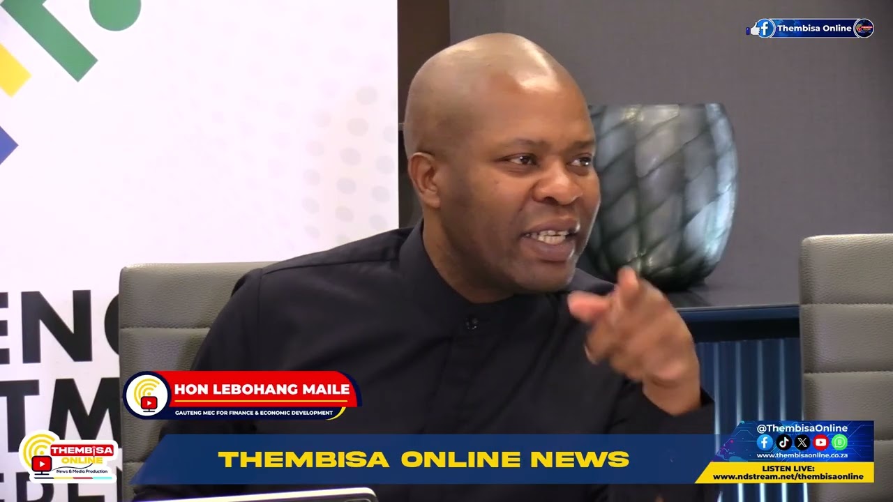 MEC Lebohang Maile Gauteng Investment Conference Launch, JSE