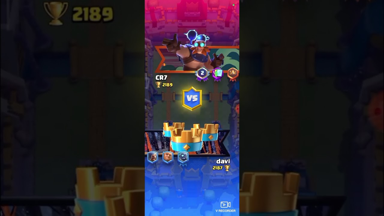 Jogando clash Royale