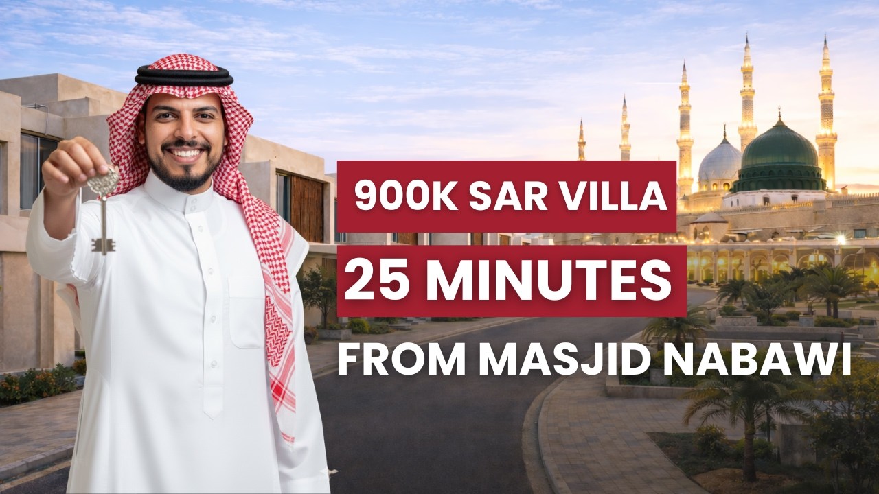 Madinah Villas From 900K SAR | Master-Planned Community – 25 Min to Masjid an-Nabawi