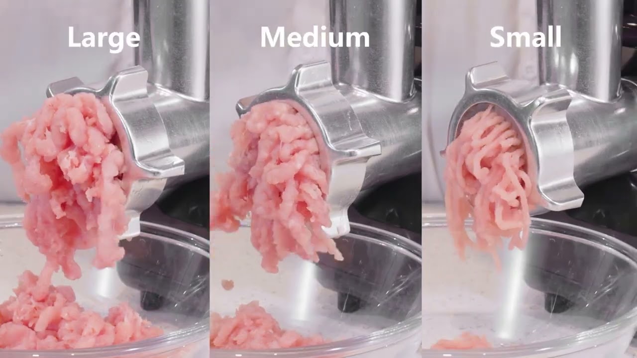 Ollygrin Meat Grinder Electric, Stainless Steel Food Grinders with Sausage Stuffer for Home Use