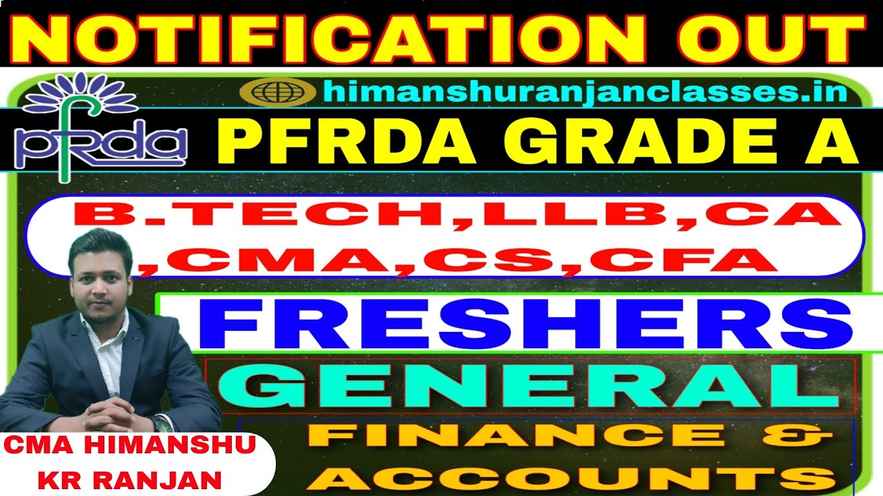 PFRDA | GRADE A | ASSISTANT MANAGER |  GOVT JOBS | SYLLABUS | PREPARATION | CA JOBS | CMA JOBS |