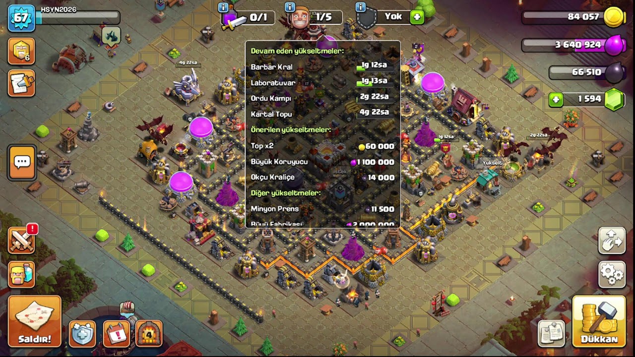 Clash Of Clans Yayındayız...