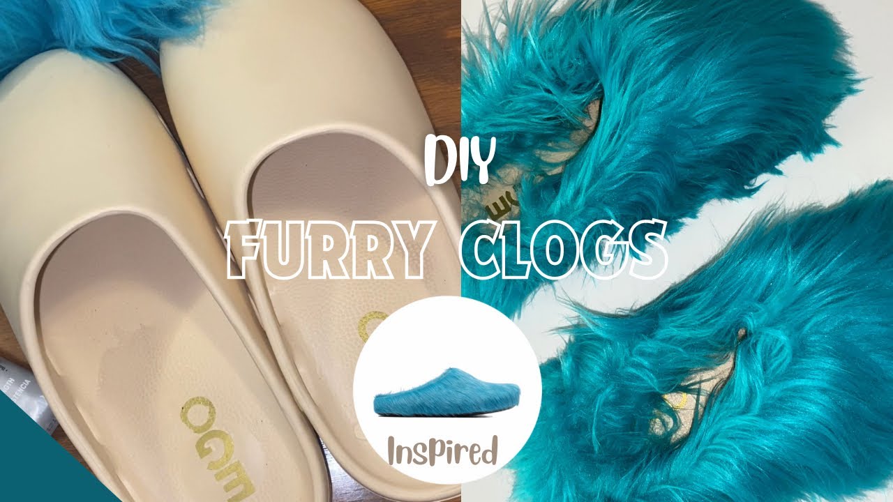 DIY Furry Clogs ♡ (Marni inspired)