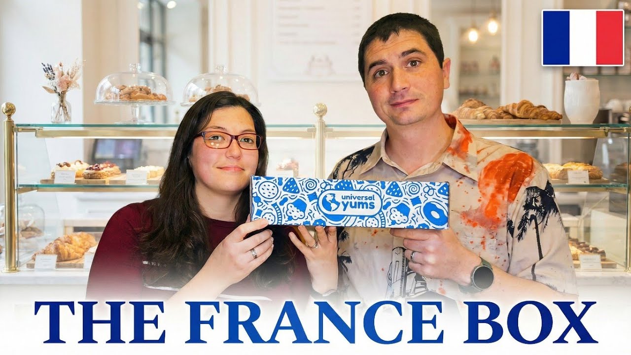 Southerners try Fancy French Snacks! Universal Yums France Unboxing 