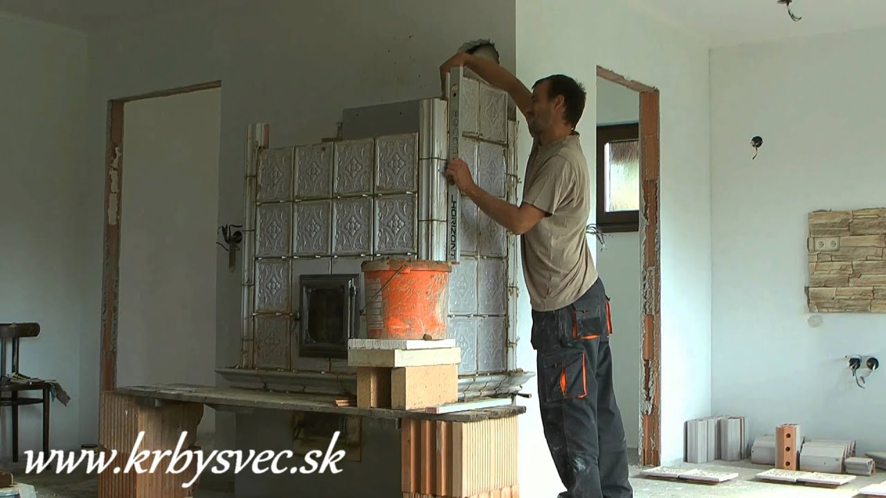 Stavba kachlovej pece