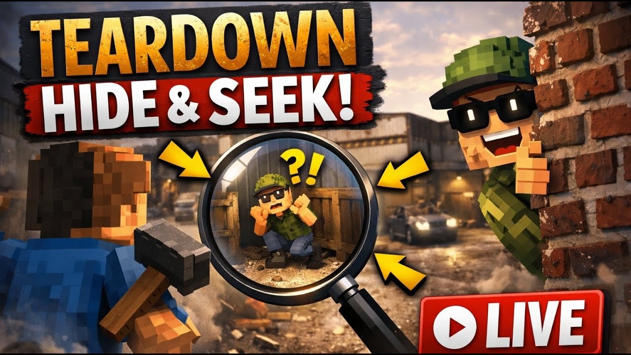 (Live) Hide And Seek in TEARDOWN