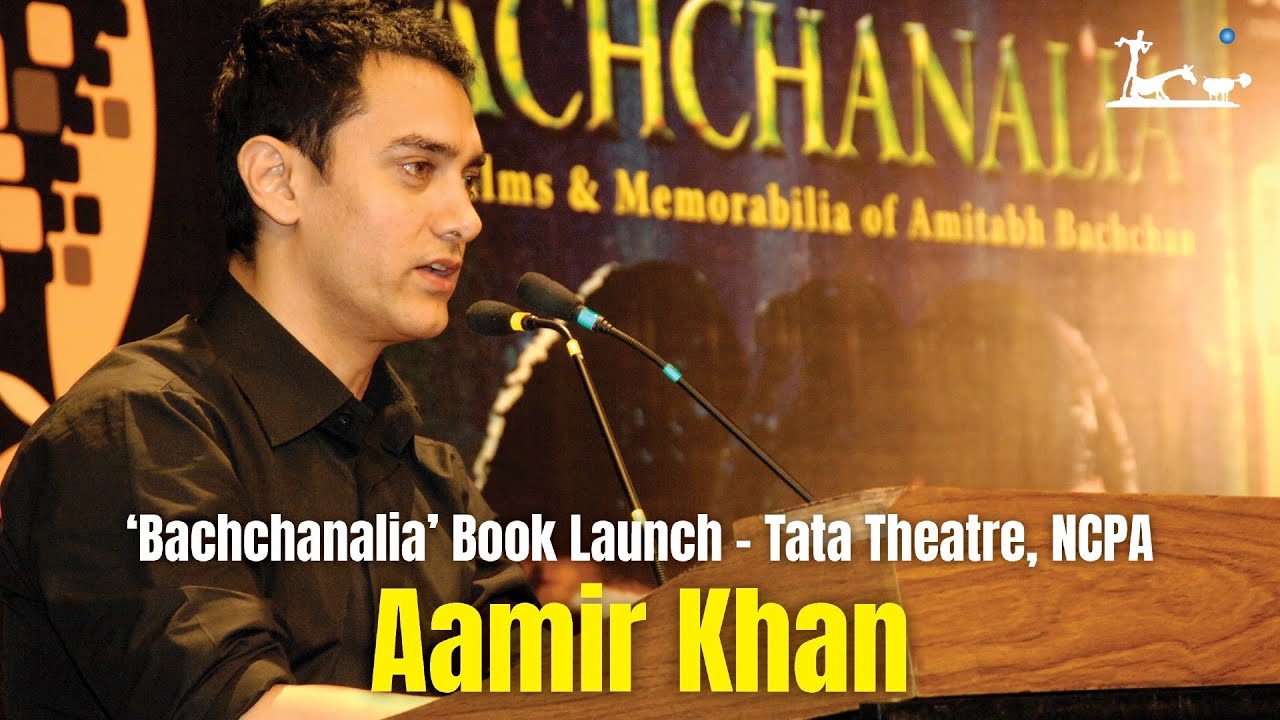 "Aamir Khan at ‘Bachchanalia’ Book Launch – Tata Theatre, NCPA"