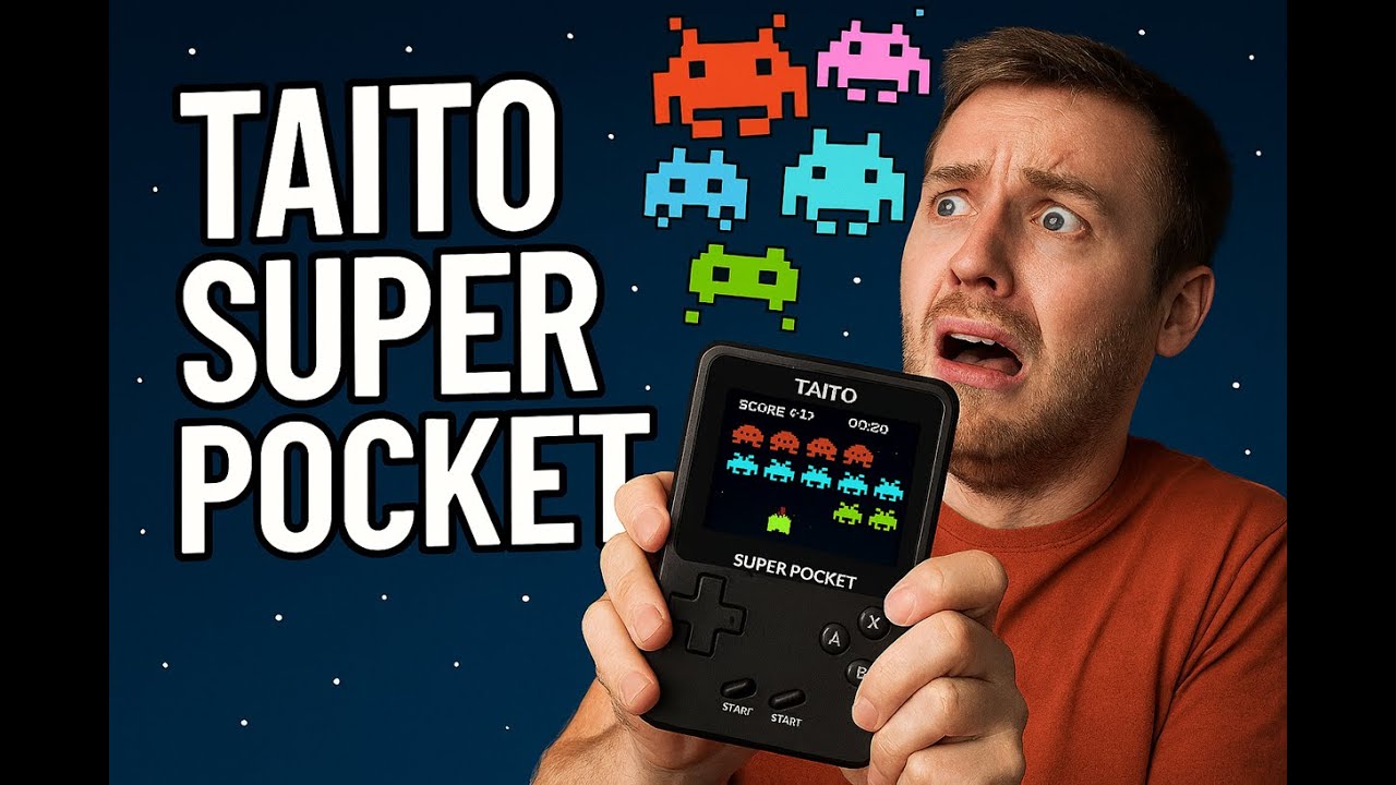 Обзор Taito Super Pocket — миниатюрная портативная консоль с огромной энергией аркадных игр.