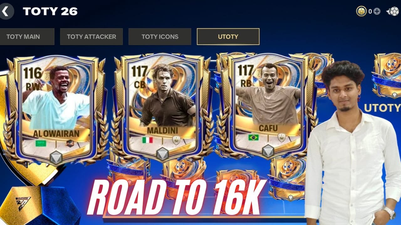 🔴 FC Mobile Toty Live | Road to 16K Subs⭐| H2H 50 Star Grind 