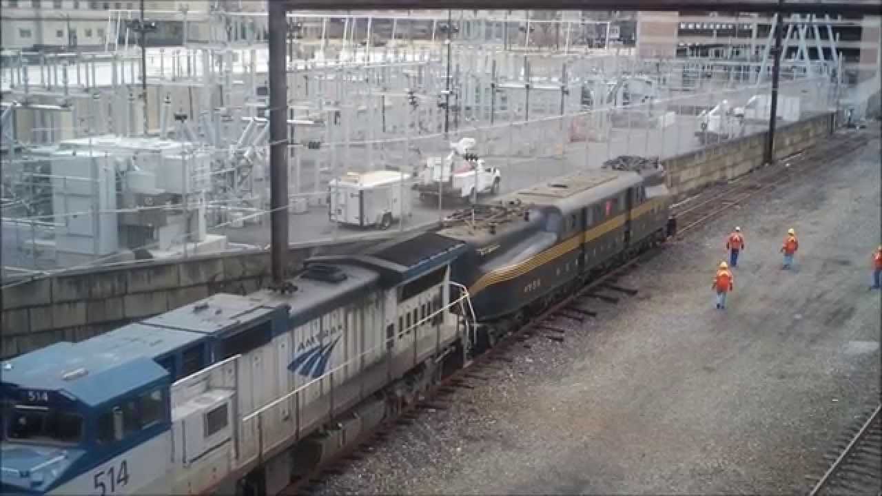 GG1 4859 Move from Harrisburg PA Amtrak 4-5-2014